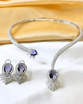 Chic Curve AD Hasli Set- Lavender Color