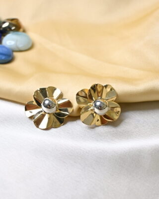 Dualtone Flower Earings