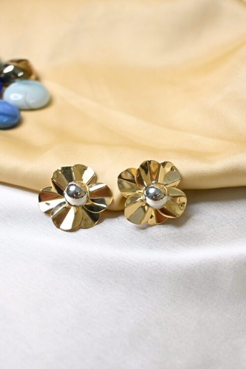 Dualtone Flower Earings