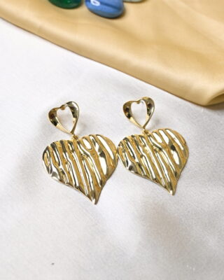 Royal Heart Statement Earings