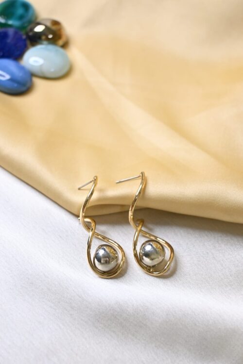 Dualtone Asymmetrical Earings