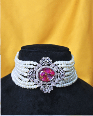 Crimson Blush Choker