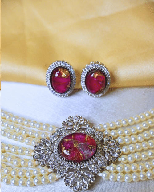Crimson Blush Choker - Image 2