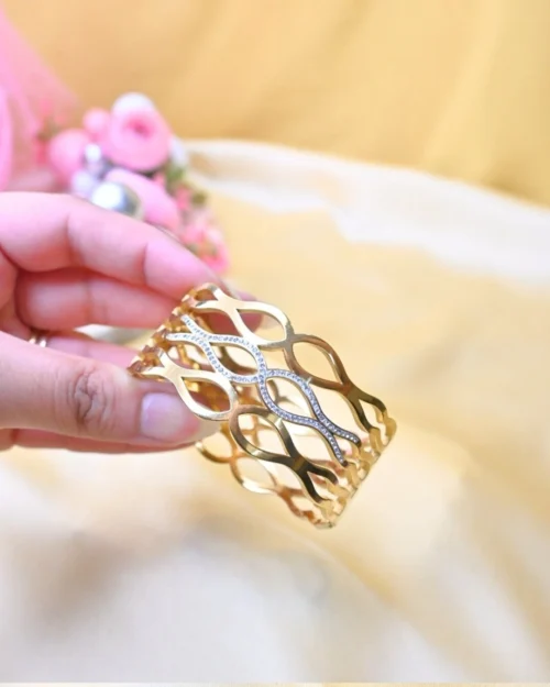 Crown Cuff Bracelet - Image 2