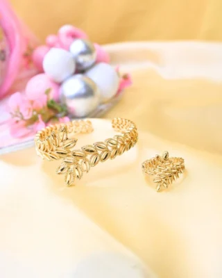 Twist and Gleem Bracelet & Ring Combo