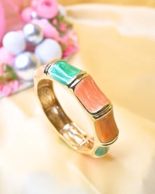Vaanya Cuff- Orange green