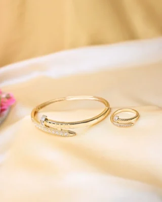 Nail Bracelet & Ring Combo