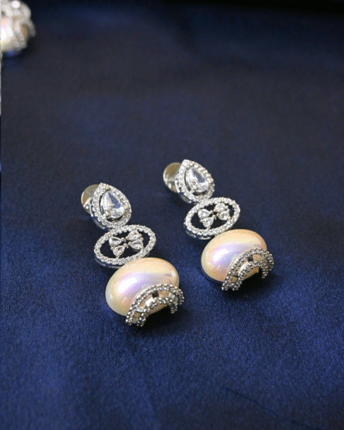 Elara Shine Pearl AD Set (Silver Plating) - Image 2