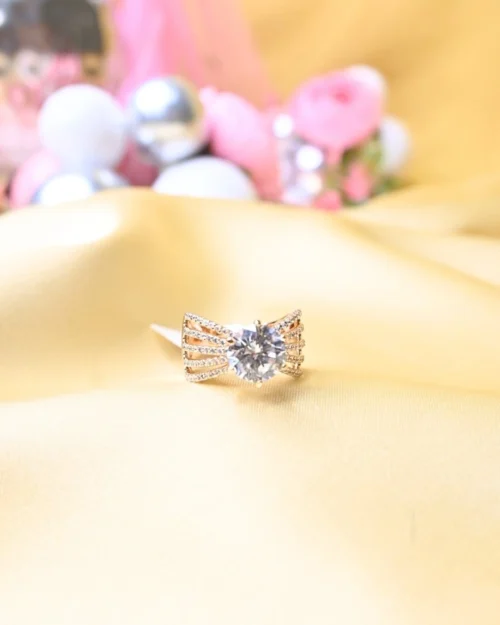 Solitaire Ring- Size 7 - Image 2
