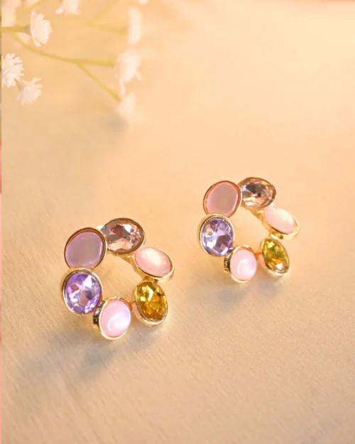 Crystal Loom Earings