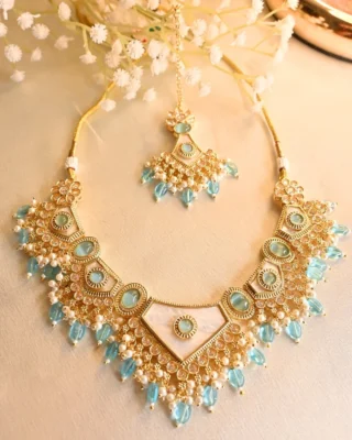 Swarnika Haar (3 Piece set with Tika & Earings)