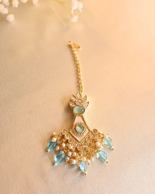 Swarnika Long Haar (3 piece set with Tika & Earings) - Image 4