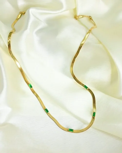 Crystal Snake Pendant