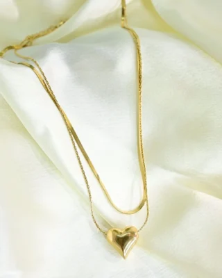 Dual Chain Love Pendant