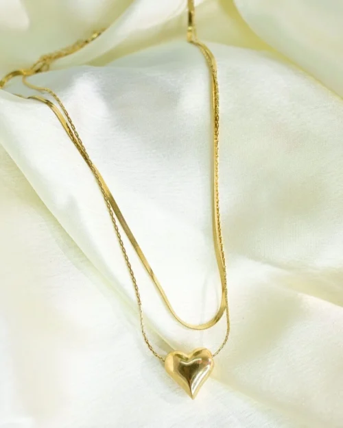 Dual Chain Love Pendant