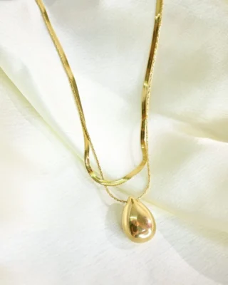 Serene Sphere dual chain Pendant