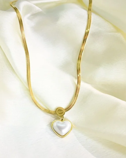 White Heart Pendant